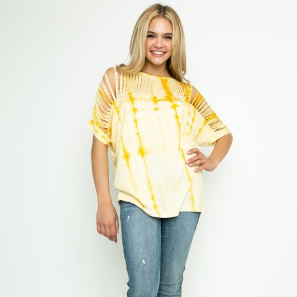 NEW VOCAL TIE DYE ROCKER LASER CUT SEXY WESTERN SHIRT SM-3X crystals bling sexy - Picture 1 of 8